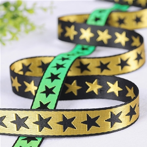 提花星星織帶