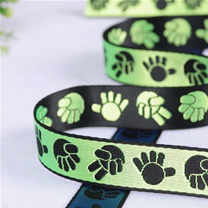 剪刀石頭布提花織帶